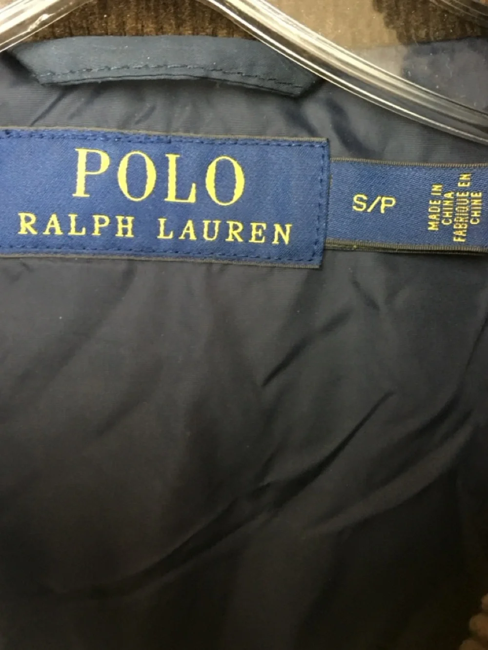 Polo Ralph Lauren Navy Diamond Quilted Jacket - Size S